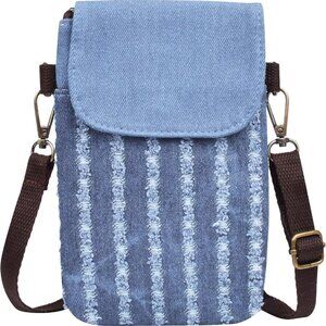 Small Canvas Cell Phone Purse Wallet- Handmade Cute Cross Body Phone Purse with